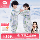 良良（liangliang）婴儿睡袋夏季空调房防踢被宝宝纯棉可拆袖儿童睡袋 林中歌·秋冬款【适合15-20℃】 L（建议身高80-95cm）