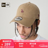 NEW ERA纽亦华MLB棒球帽子迷你logo男女情侣软顶弯檐鸭舌帽920 12728543-卡其色 洛杉矶道奇队 OSFM