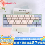阿米洛（Varmilo） 迷你洛系列minilo 静电容键盘 游戏键盘 办公键盘 便携键盘 尤加利67键双模（蓝牙+有线） 静电容V2樱花粉轴