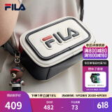 FILA斐乐官方女士包包挎包2025夏季新品时尚撞色休闲小方包单肩斜挎包 传奇蓝-NV XS