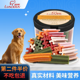 路斯狗零食磨牙棒洁齿骨小狗磨牙用品幼犬小型犬咬胶宠物食品奖励 混合口味磨牙棒 200g 1罐