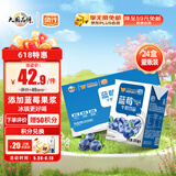 风行牛奶蓝莓风味牛奶饮品 200ml*24盒 风味牛奶量贩装团购送礼
