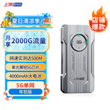 上赞SZ50 5G随身wifi免插卡月享2000G高速5G流量移动路由器双频wifi无线上网卡带一年套餐