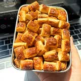 恰咩海盐焦糖酥100g/袋 酥脆解馋小零食办公室千层酥点心饼干休闲食品 海盐*2+蜂蜜*1【无铁盒】