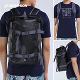 迪卡侬双肩包冲浪包漂流大容量旅行背包潜水男户外黑色20L-2225716