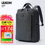 乐上（LEXON）休闲双肩包男14/15.6英寸笔记本电脑包通勤旅行包轻便书包绿色