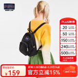 JANSPORT杰斯伯双肩包妈咪包旅行轻便双肩包女ins风小号背包TDH6 008 黑色