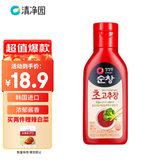 清净园韩国进口 酸甜辣椒酱 韩式辣酱石锅拌饭酱 烤肉火锅调味辣酱 300g