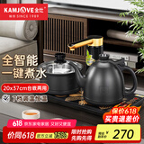 金灶（KAMJOVE）全智能自动上水电热水壶 烧水电茶炉智能恒温烧水一体机电茶壶茶具电茶炉 0.9L K9黑色【20×37cm台嵌两用】