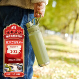 乐扣乐扣（LOCK&LOCK）探索保温保冷运动杯运动壶大容量水杯子946ML军绿色LHC3252KKI