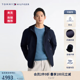 TOMMY HILFIGER【出走都市防水】春夏男装微抓绒风衣款软壳夹克外套J2787 深海蓝FAP S （推荐：120-135斤）