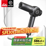 索利斯（Solis）智能高速家用吹风机负离子护发不伤发电吹风筒630家用版 灰色1.8m