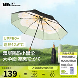 蕉下（beneunder）太阳伞防紫外线夏季遮阳伞晴雨两用伞双层三折防晒伞防晒小黑伞 【经典大花】月雾