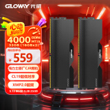 光威（Gloway）32GB(16GBx2)套装 DDR4 4000 台式机内存条 龙武系列 CJR颗粒 星空黑