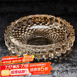 青苹果礼盒装玻璃烟缸大气奢华烟缸  土豪金色