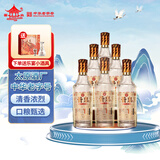 晋泉朝夕光瓶 高粱白酒 清香型白酒 42度 500ml*6瓶 整箱装