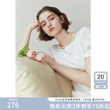 范思蓝恩黑色法式气质显瘦连衣裙女夏季赫本风小黑裙设计感12125 柔花白色 S