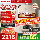 林内（Rinnai）璀璨系列16升燃气热水器【家电国家补贴15%】 升级智慧芯 水气双调 天然气 16QC05（JSQ31-C05）