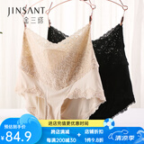 金三塔女式内裤真丝蕾丝高腰内裤收腹平角裤NZF9A203 肤色 1条 M