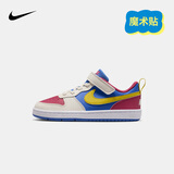 NIKE 耐克男女童休闲板鞋COURT BOROUGH魔术贴易穿脱儿童运动童鞋低帮 IM2182-633 31 【建议脚长19cm】