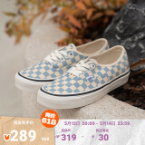 VANS范斯官方 Authentic 44 DX奶蓝棋盘格安纳海姆男女帆布鞋低帮 蓝白棋盘格 35