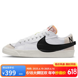耐克NIKE板鞋男经典百搭BLAZER LOW '77运动鞋DN2158-101白43