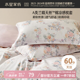 水星家纺枕套60支兰精天丝™凉感枕头套一对装枕头罩双人家用48x74cm