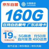 中国移动大流量卡19元全国通用【靓号】电话手机卡号码5G纯上网长期大王卡非永久无限