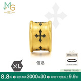 周生生黄金转运珠王安宇同款 信念XL足金男女情侣串珠 不含绳86640C定价