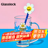 Glasslock&wigglewiggle联名玻璃杯女生水杯高颜值创意卡通杯赠搅拌棒410ml