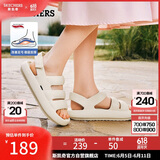 斯凯奇（Skechers）凉鞋女士2025年新款夏季厚底休闲拖鞋舒适外穿透气沙滩鞋111646