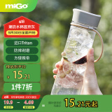 miGo星享塑料水杯大容量户外运动便携耐高温学生杯子470ml厨具好物