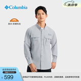 Columbia哥伦比亚2025夏男女钓鱼系列UPF50防晒宽松衬衫FJ7048 019男女同款 M (175/96A)