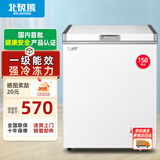 北极熊（BEIJIXIONG）小冰柜家用小型冷冻保鲜迷你冷藏商用卧式冷柜储母乳柜节能省电 单门单温158升【一级能效 全国联保】 158L