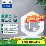 飞利浦LED灯盘磁吸吸顶灯灯芯 替换三基色环形灯管荧光节能圆形蝴蝶灯具 六边形20W白光