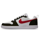 耐克NIKE男休闲鞋COURT BOROUGH运动鞋838937-102黑白/红41