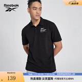 Reebok锐步官方24新品男子TEE/SS休闲舒适针织短袖T恤Polo衫 24SRM401MGH0 2XL