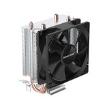 动力火车（PowerTrain）闪电Z400风冷CPU散热器4铜管电脑塔式散热风扇ARGB神光同步台式机1700/1200/1151/1155/775/AMD 坦克DL200T 两铜管 无光版