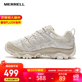 迈乐（Merrell）官方店男女款户外登山徒步鞋减震MOAB 3迈越者轻量防滑耐磨透气 J037297浅米白（男款） 40