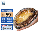 鲟食活冻大鲍鱼新鲜福建九孔鲍鱼国产 海鲜水产烧烤食材 9分熟冻堪比鲜活 10头
