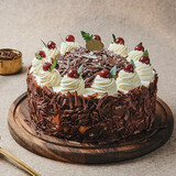 芙瑞多 巧克力碎碎生日蛋糕当日送到新鲜水果夹心5-8人食用）1000克