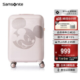 新秀丽（Samsonite）行李箱20英寸拉杆箱迪士尼米奇旅行箱包AF9米色登机密码箱