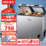 HIC冰柜家用小型大容量冷柜卧式 冷藏冷冻转换柜 卧式保鲜柜节能 母乳柜 冷藏冷冻双温 326L 丨一级能效丨冻肉约320斤