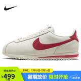 耐克NIKE女子休闲鞋板鞋阿甘鞋CORTEZ新年红运动鞋FZ5167-133帆白38