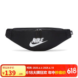 耐克（NIKE）男女腰包 单肩包斜挎包胸包休闲包DB0490-010 黑