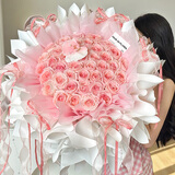 爱花居鲜花速递花礼红玫瑰花生日送女友老婆礼物表白花束同城配送小时达 【蝶恋蜜语】33枝粉荔枝|dys90