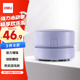 得力（deli）【全网低价】纽赛充电式强吸力桌面吸尘器 迷你键盘除尘清洁助手橡皮屑清洁器 薄雾紫NS199-S