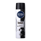 妮维雅（NIVEA）男士黑白出众爽身气雾 150ml（ 夏季  腋下抑汗 干爽）