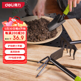 得力（deli）赶海工具挖沙沙滩玩具园艺工具三件套种菜铲子 DL580803