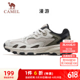 骆驼（CAMEL）漫游户外复古慢跑鞋男休闲运动 K13S09L7015-1 一度灰/深榄绿 43